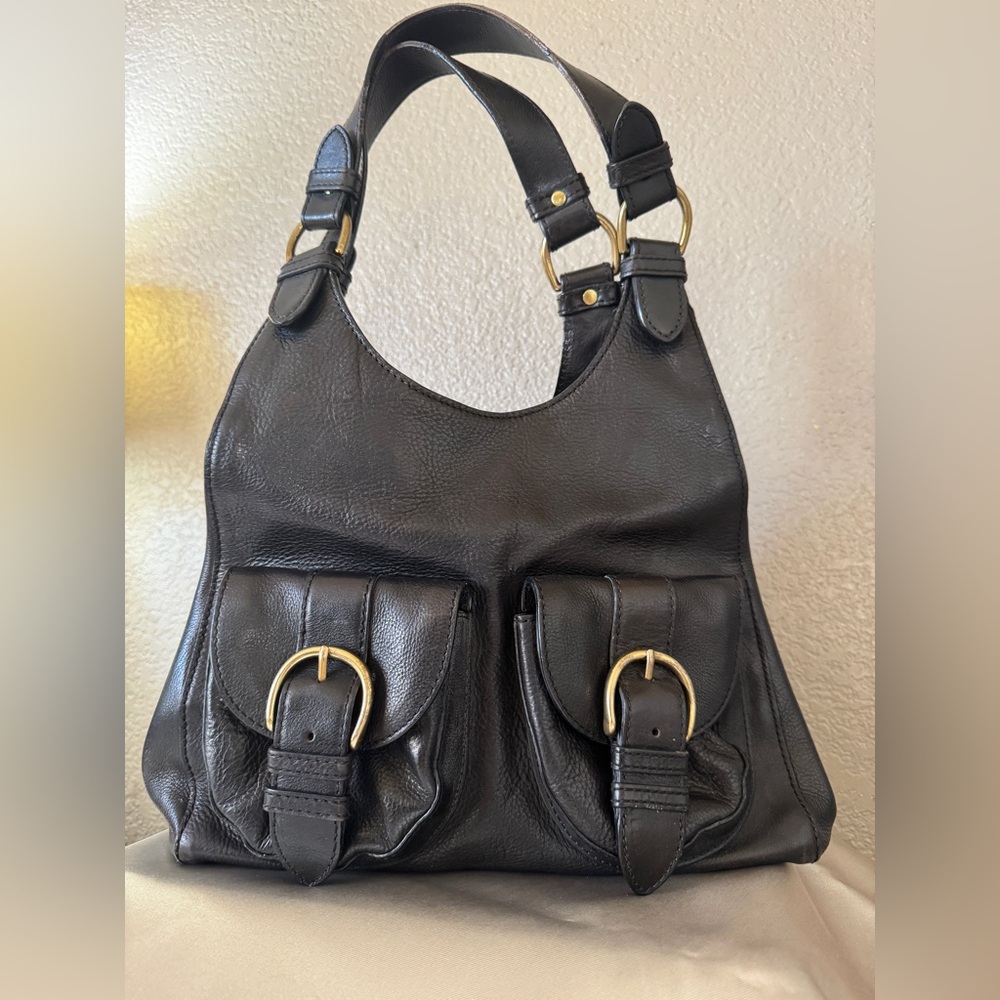 Banana Republic Brown Striped Bag